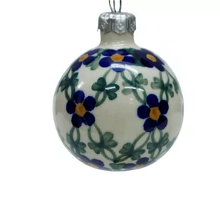 Ceramiczna bombka mała Ceramika Bolesławiec - Bombki Ceramiczna bombka mała Ceramika Bolesławiec - Bombki - miniaturka - grafika 1