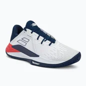 Buty sportowe męskie - Buty do tenisa męskie Babolat Propulse Fury 3 All Court white/estate blue 30S23208 - miniaturka - grafika 1