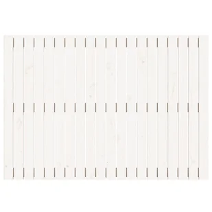 Wezgłowie łóżka, białe, 127,5x3x90 cm, lite drewno sosnowe Lumarko - Inne meble do sypialni - miniaturka - grafika 5
