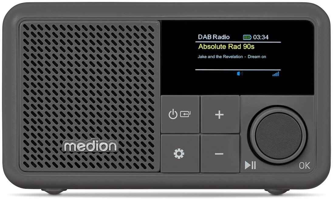 Medion LIFE® S66822 Przenośne DAB+ szary 50077052