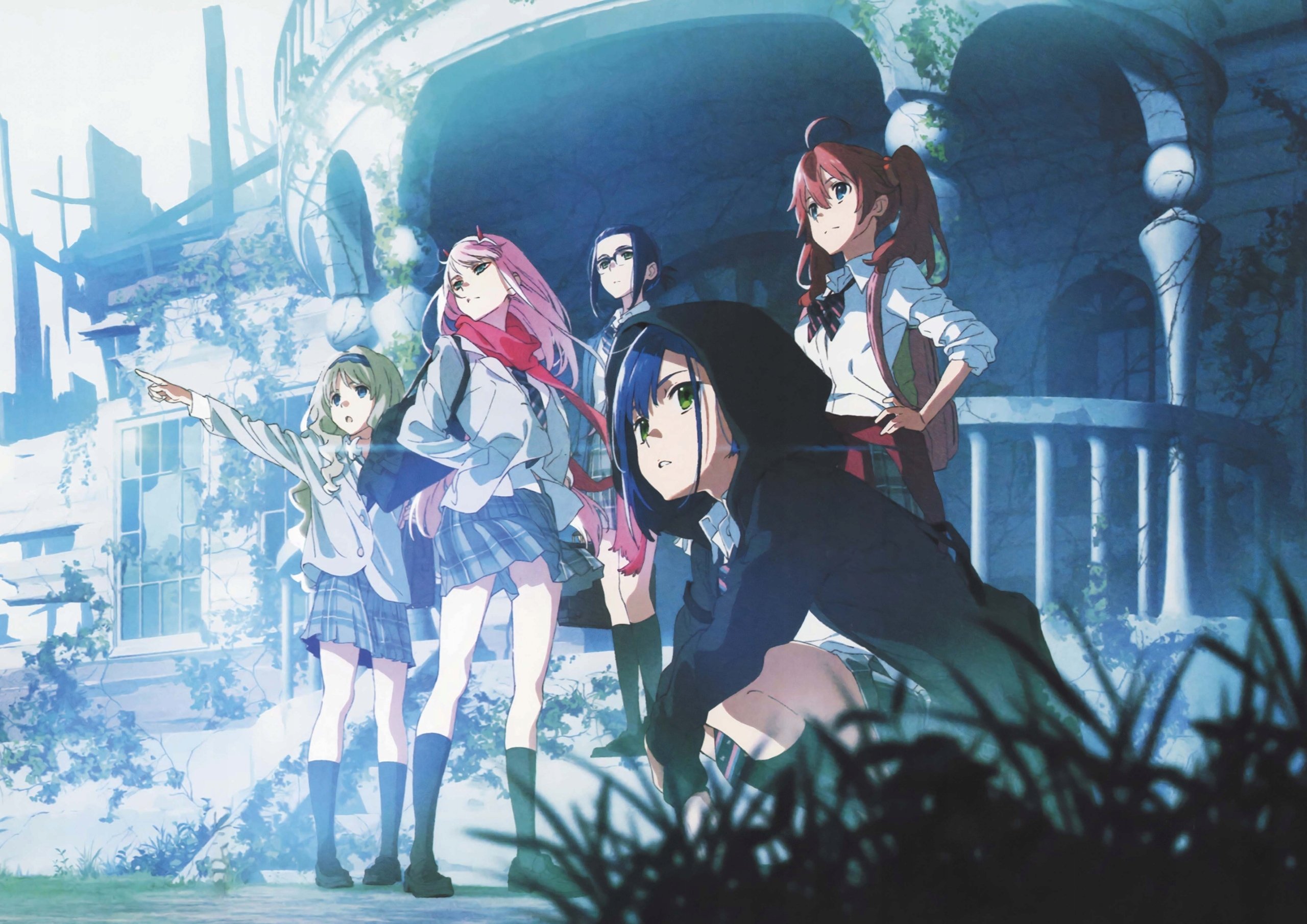 Plakat A1 anime manga Darling in The Franxx