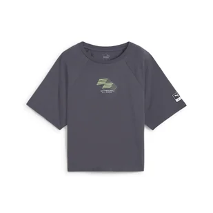 Damska koszulka PUMA x HYROX Motion Cat PUMA Galactic Gray - Koszulki sportowe damskie - miniaturka - grafika 1