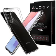 Etui i futerały do telefonów - Etui na telefon Spigen Liquid Crystal do Samsung Galaxy S21 FE Crystal Clear + Szkło - miniaturka - grafika 1