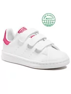 Buty dla dziewczynek - Adidas Buty Stan Smith Cf C FX7540 Biały - miniaturka - grafika 1