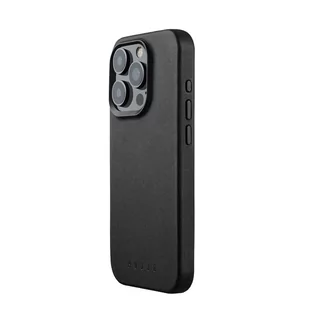 Mujjo Full Leather Case - etui skórzane do iPhone 15 Pro kompatybilne z MagSafe (black) - Etui i futerały do telefonów - miniaturka - grafika 1