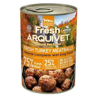 Arquivet Fresh klopsiki z indyka w sosie 400g - Mokra karma dla psów - miniaturka - grafika 1
