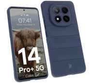 Etui i futerały do telefonów - Bizon Tur do Xiaomi Redmi Note 14 Pro Plus 5G Granatowy - miniaturka - grafika 1