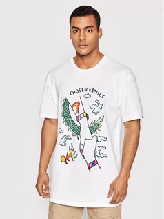 Koszulki męskie - Vans T-Shirt KAITLIN CHAN Pride VN0A7SFG Biały Regular Fit - grafika 1