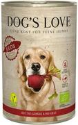 Mokra karma dla psów - DOG'S LOVE BIO REDS - ekologiczna warzywno-owocowa karma dla psów 400g - miniaturka - grafika 1