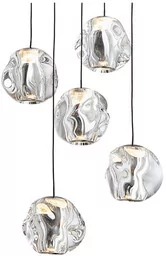 Loom Design - Ice Ball 5 Lampa Wisząca Transparent Loom Design - Lampy sufitowe - miniaturka - grafika 1