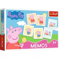 Gry karciane - Trefl: Gra pamięciowa z Peppą - miniaturka - grafika 1