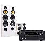 Kino domowe - Onkyo Kino domowe TX-NR696B TAGA TAV-606 Biały - miniaturka - grafika 1