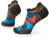 Skarpety termoaktywne - Smartwool W'S Run Targeted Cushion Brushed Print Low Ankle Socks, B25 alpine blue, M - miniaturka - grafika 1