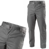 Odzież robocza - Spodnie Ochronne Ciemnoszare Robocze Do Pasa Z Odblaskami 4XL (60) - miniaturka - grafika 1