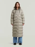 Kurtki damskie - G-Star Płaszcz zimowy w kolorze szarobrązowym - miniaturka - grafika 1