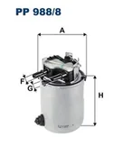 Filtry paliwa - Filtr paliwa Filtron PP 988/8 - miniaturka - grafika 1