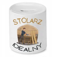 Skarbonki - SKARBONKA PREZENT DLA STOLARZA IDEALNY z Nadrukiem ze Zdjęciem - miniaturka - grafika 1