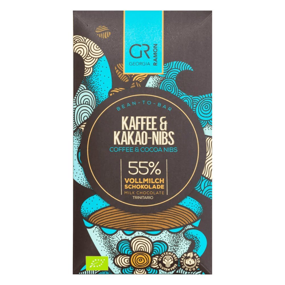 Georgia Ramon czek. mleczna z kawą i nibsami 50g