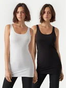 Koszulki i topy damskie - Vero Moda Komplet 2 topów My Soft 10280920 Kolorowy Slim Fit - miniaturka - grafika 1