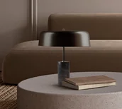 Lampy stojące - Elegancka lampa stołowa Romina z marmuru do salonu Robin - miniaturka - grafika 1