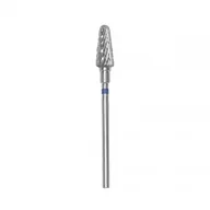 Frezarki do paznokci - Staleks Frez z Węglika Scięty Stożek Niebieski 6/14mm - miniaturka - grafika 1