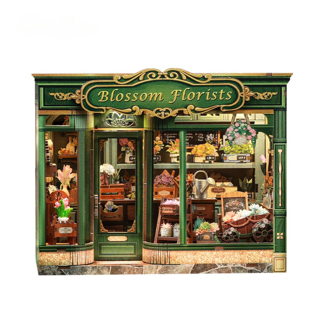DIY Miniaturowy Domek - Blossom Florists Cutebee Puzzle 3D