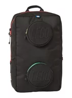 Plecaki szkolne i tornistry - Plecak miejski LEGO Signature Brick 1x2 - black / multi - miniaturka - grafika 1