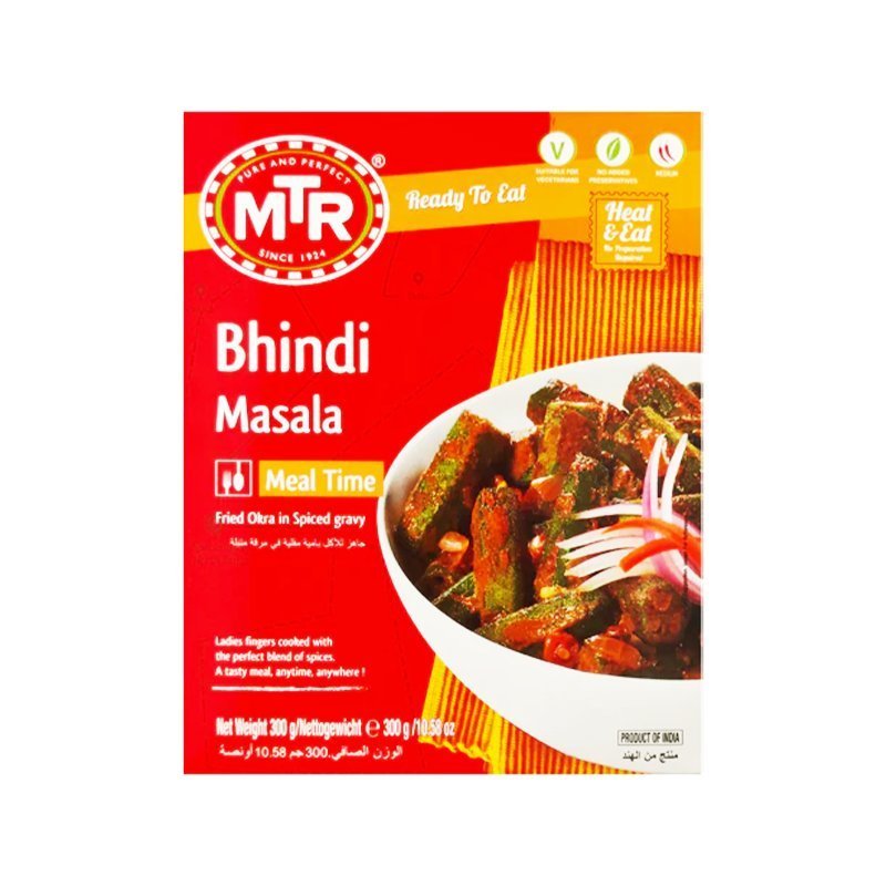Gotowe danie MTR Bhindi Masala 300 g – okra w sosie pomidorowym