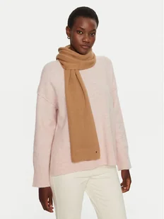 Tommy Hilfiger Szalik Essential AW0AW16640 Beżowy - Apaszki i szaliki damskie - miniaturka - grafika 1