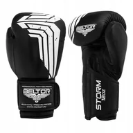 Rękawice bokserskie - Beltor Rękawice bokserskie STORM czarny 12 oz BEL/530#CZA - miniaturka - grafika 1