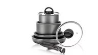 Zestawy garnków i patelni - Zestaw naczyń 7el. +dopinany uchwyt Melodia - miniaturka - grafika 1