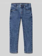 Spodnie i spodenki dla chłopców - Jeansy o kroju slim fit z mieszanki bawełny - miniaturka - grafika 1