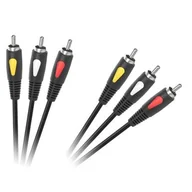 Kable - CABLETECH Kabel 3RCA-3RCA 1.8m Eco-Line LEC-KPO4002-1.8 - miniaturka - grafika 1