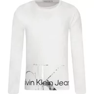 Bluzy dla dziewczynek - CALVIN KLEIN JEANS Bluzka | Regular Fit - miniaturka - grafika 1