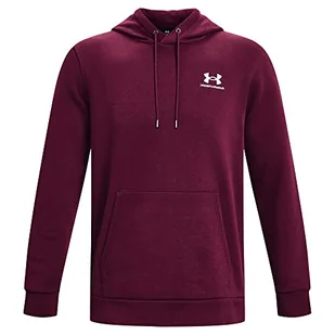 Under Armour Mens Fleece Tops Men's Ua Essential Fleece Hoodie, Purple Stone, 1373880-572, XL - Koszulki i topy damskie - miniaturka - grafika 1
