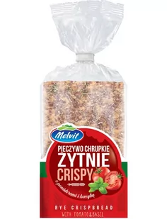 Crispy Pieczywo chrupkie żytnie z pomidorami i bazylią 130 g - Pieczywo chrupkie - miniaturka - grafika 1