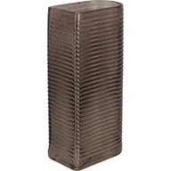 Wazony i flakony - Wazon szklany Palmera szary, 11 x 22,5 x 6,5 cm - miniaturka - grafika 1