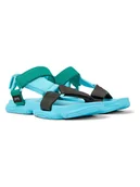 Sandały damskie - Camper Sandały "Karst" w kolorze błękitnym - miniaturka - grafika 1