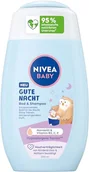 Kosmetyki kąpielowe dla dzieci - NIVEA BABY GŁODNA NOC kąpiel & szampon 200 ml - miniaturka - grafika 1