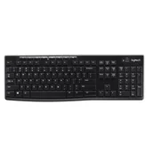 Klawiatury - Logitech Wireless Keyboard K270 klawiatura RF Wireless AZERTY Belgijski Czarny 920-003754 - miniaturka - grafika 1