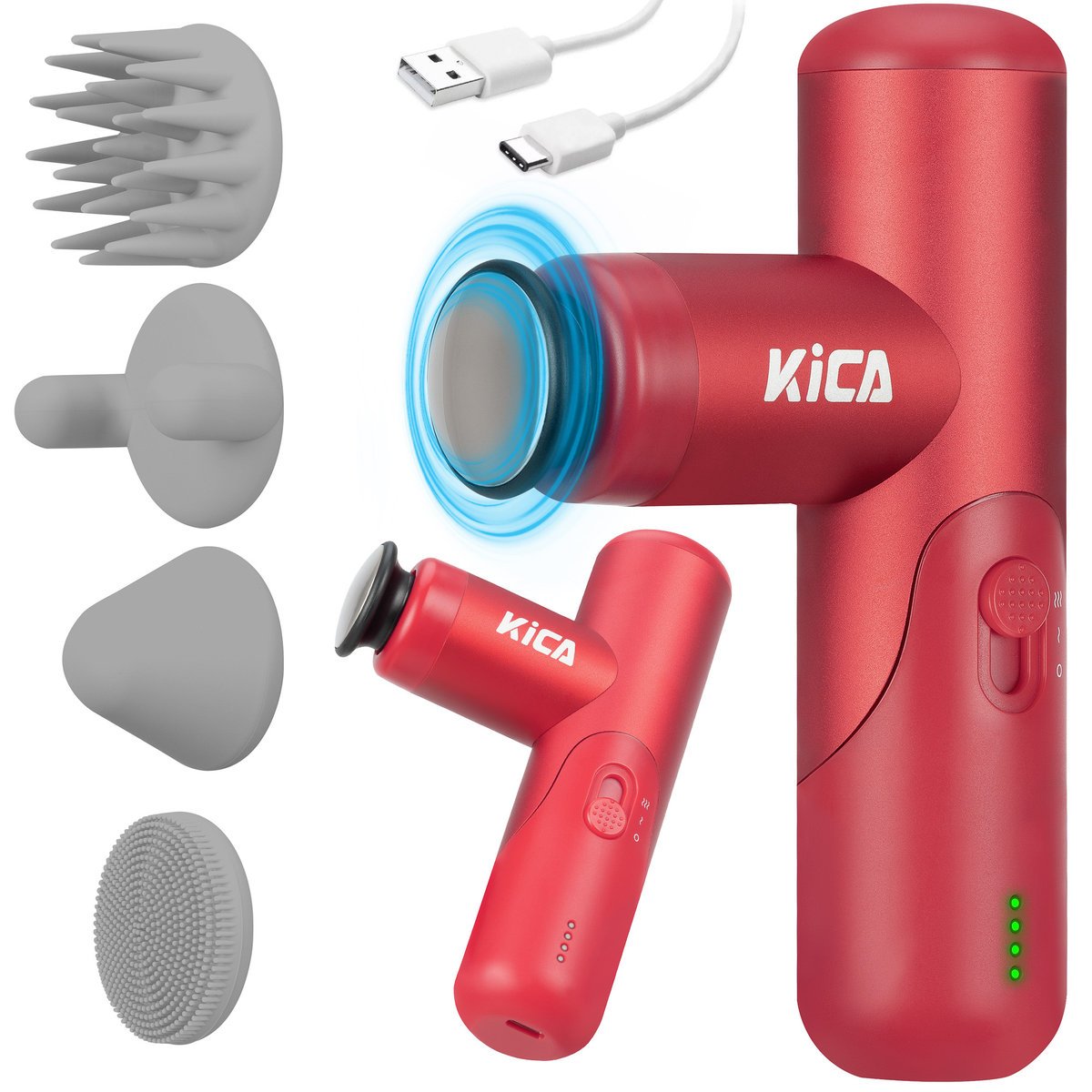Masażer wibracyjny KiCA Mini 3 red WYSYŁKA W 24H 30 DNI NA ZWROT