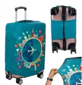 Akcesoria podróżnicze - POKROWIEC NA WALIZKĘ OCHRONNY COVER SAMOLOT S / HEMI - miniaturka - grafika 1