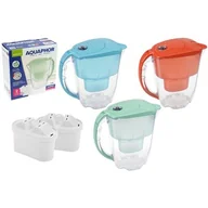 Dzbanki filtrujące - Dzbanek filtrujący Jasper II 2,8 l miętowy + 2 wkłady Aquaphor - miniaturka - grafika 1