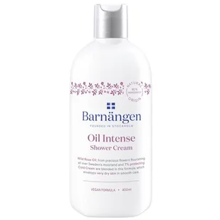Barnangen Barnangen Oil Intense Shower Cream Kremowy żel pod prysznic z olejkiem z dzikiej róży 400ml - Kosmetyki do kąpieli - miniaturka - grafika 1