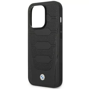 Etui na telefon BMW BMHMP14X22RPSK do Apple iPhone 14 Pro Max 6,7" czarny/black Leather Seats Pattern MagSafe - Etui i futerały do telefonów - miniaturka - grafika 8