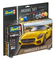 Kolekcjonerskie modele pojazdów - Revell Samochód Mercedes-AMG GT (z farbami) 67028 - miniaturka - grafika 1