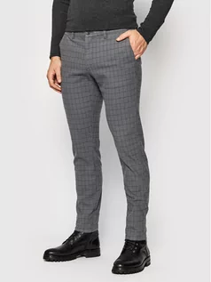 Spodnie męskie - Only & Sons Chinosy Mark 22020411 Szary Tapered Fit - grafika 1