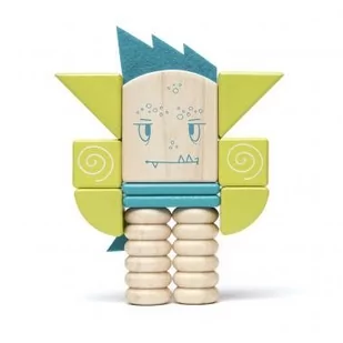 Tegu, drewniane klocki magnetyczne Sticky Monsters - Klocki - miniaturka - grafika 1