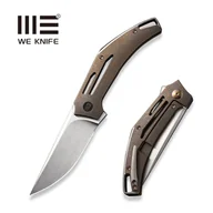 Noże - Nóż składany WE Knife Speedliner Bronze Titanium, Hand Rubbed Satin CPM 20CV by Tashi Bharucha (WE22045C-2) - miniaturka - grafika 1