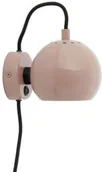 Lampy ścienne - Frandsen - Ball Lampa Ścienna Glossy Nude Frandsen - miniaturka - grafika 1